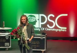 STANISŁAW CUSKE WITH PSC - POLISH SOCIETY OF CINEMATOGRAPHERS AWARD