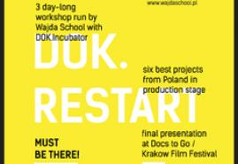 DOK.RESTART I DOK.INCUBATOR ROZPOCZYNAJĄ NABÓR 2014